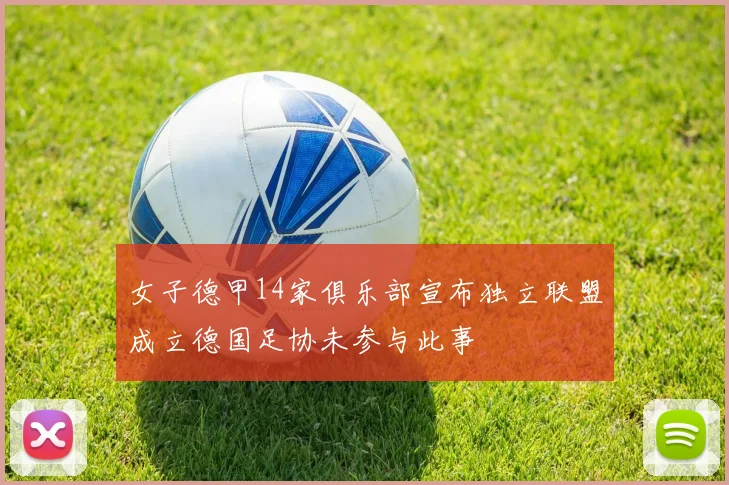 女子德甲14家俱乐部宣布独立联盟成立德国足协未参与此事